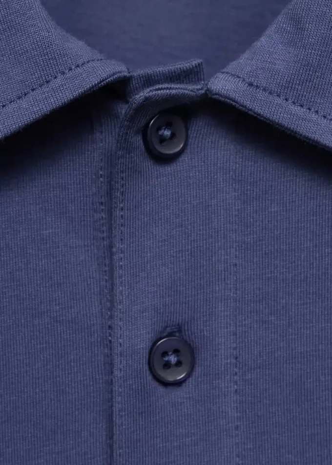 Bedrucktes Baumwoll-Poloshirt Bedrucktes Baumwoll-Poloshirt