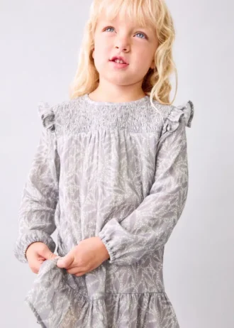Bedrucktes Baumwollkleid