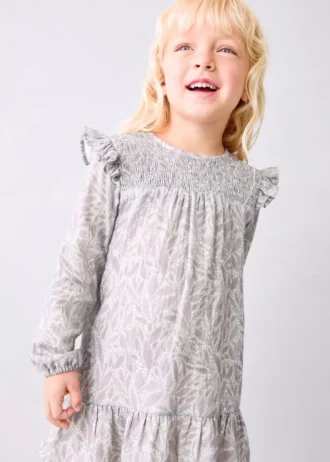 Bedrucktes Baumwollkleid