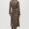 Bedrucktes Hemdkleid mit Gürtel
