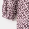 Bedrucktes Kleid mit Rüschen Bedrucktes Kleid mit Rüschen