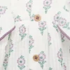 Bedrucktes Kleid und Windelüberzug