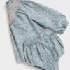 Bedrucktes Kleid und Windelüberzug