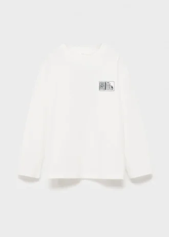 Bedrucktes Langarm-T-Shirt