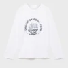 Bedrucktes Langarm-T-Shirt