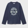Bedrucktes Langarm-T-Shirt