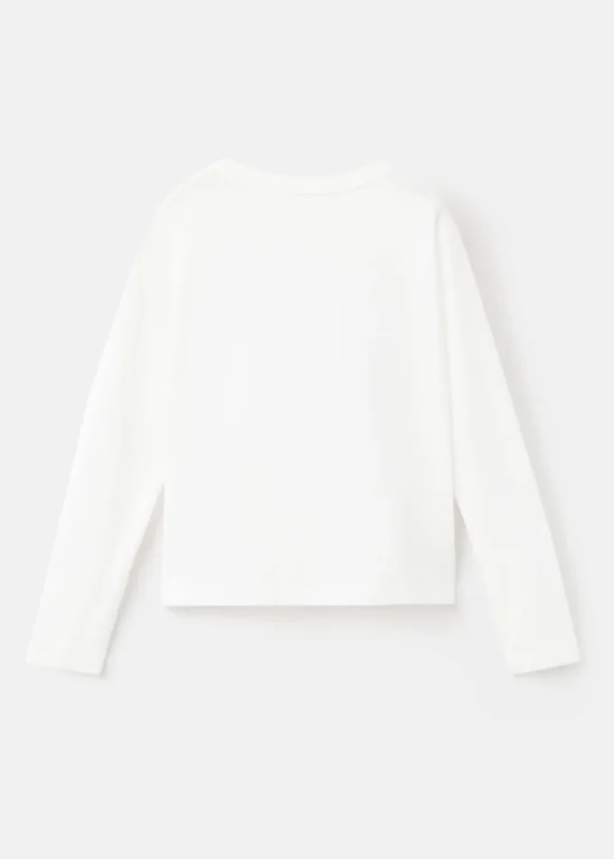 Bedrucktes Langarm-T-Shirt