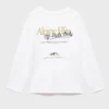 Bedrucktes Langarm-T-Shirt