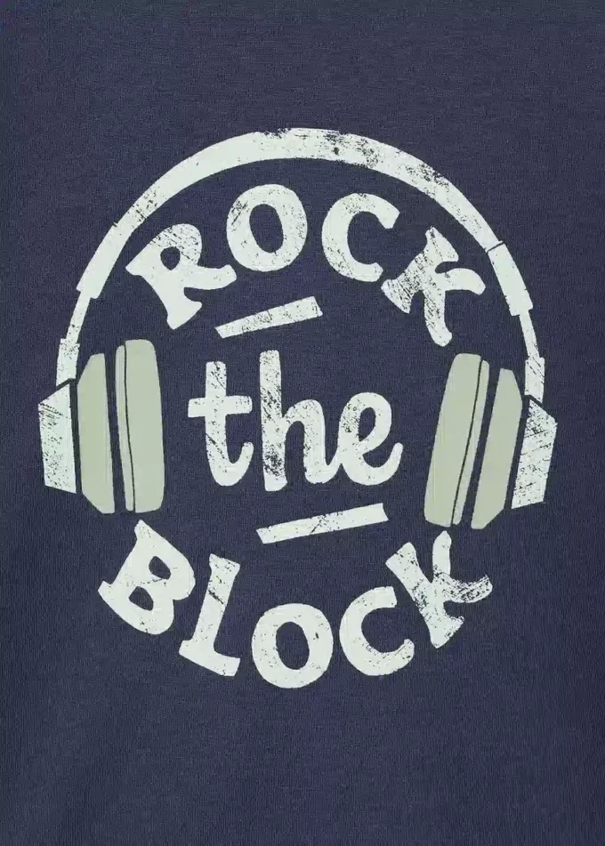 Bedrucktes Langarm-T-Shirt