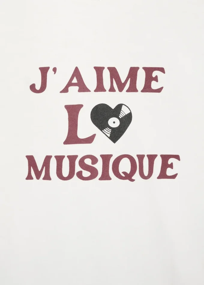 Bedrucktes Langarm-T-Shirt