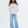 Bedrucktes Langarm-T-Shirt MANGO USA