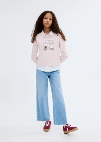 bedrucktes langarm t shirt mango usa 3 330x462 - Bedrucktes Langarm-T-Shirt MANGO USA