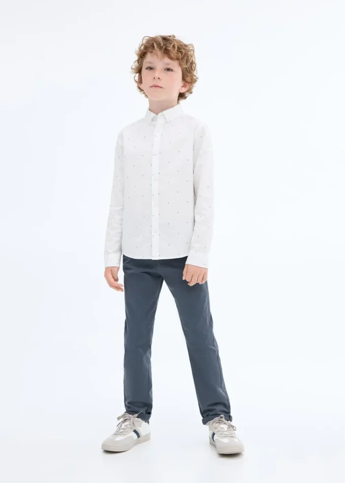 Bedrucktes Oxford-Hemd
