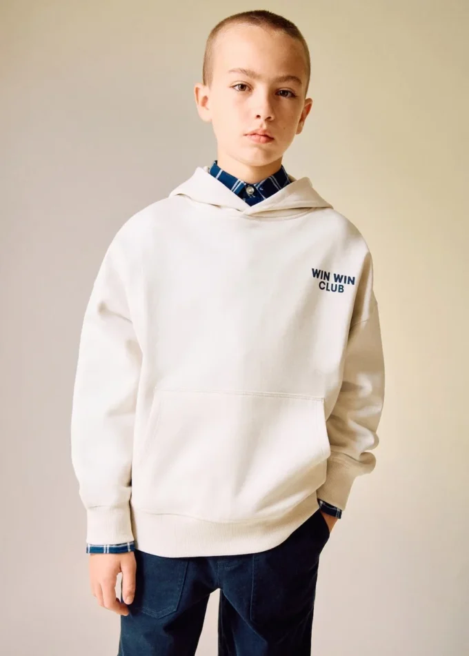 Bedrucktes Sweatshirt aus Baumwolle