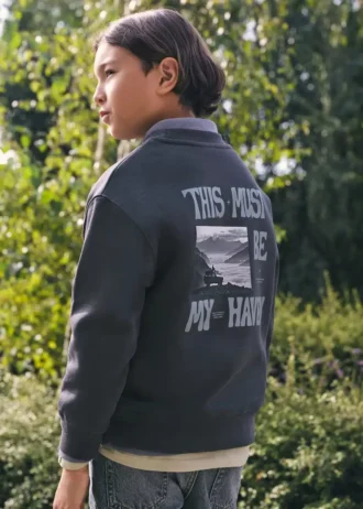 Bedrucktes Sweatshirt aus Baumwolle