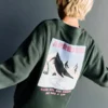 Bedrucktes Sweatshirt aus Baumwolle