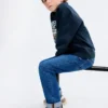 Bedrucktes Sweatshirt aus Baumwolle