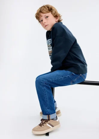 Bedrucktes Sweatshirt aus Baumwolle