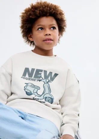 Bedrucktes Sweatshirt aus Baumwolle
