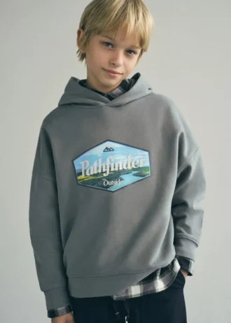 Bedrucktes Sweatshirt aus Baumwolle