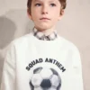 Bedrucktes Sweatshirt aus Baumwolle