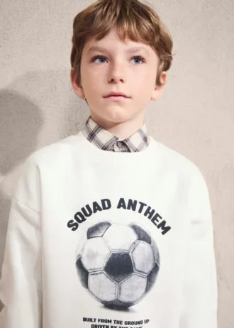 Bedrucktes Sweatshirt aus Baumwolle