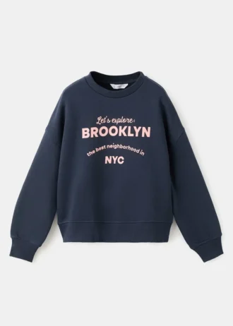 Bedrucktes Sweatshirt aus Baumwolle