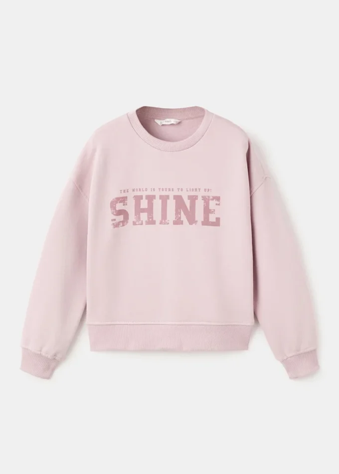 Bedrucktes Sweatshirt aus Baumwolle