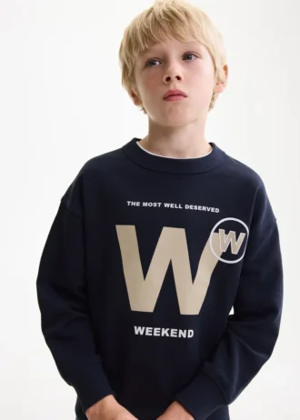Bedrucktes Sweatshirt aus Baumwolle