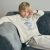 Bedrucktes Sweatshirt aus Baumwolle Bedrucktes Sweatshirt aus Baumwolle