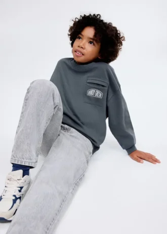 Bedrucktes Sweatshirt aus Baumwolle