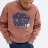 Bedrucktes Sweatshirt aus Baumwolle