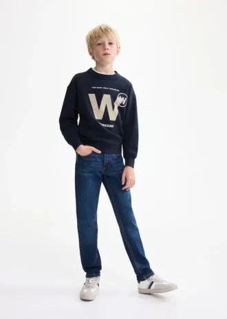Bedrucktes Sweatshirt aus Baumwolle