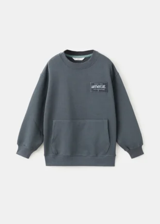 Bedrucktes Sweatshirt aus Baumwolle