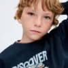Bedrucktes Sweatshirt aus Baumwolle