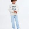 Bedrucktes Sweatshirt aus Baumwolle