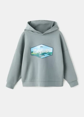 Bedrucktes Sweatshirt aus Baumwolle