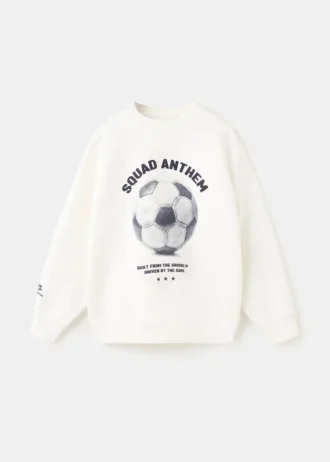 Bedrucktes Sweatshirt aus Baumwolle