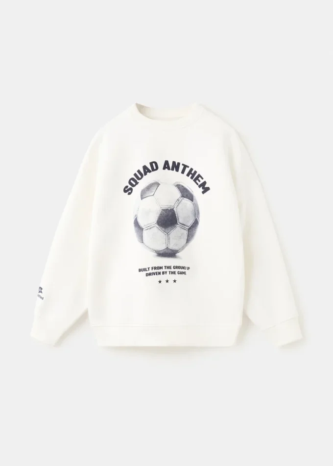 Bedrucktes Sweatshirt aus Baumwolle