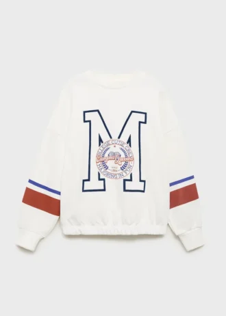 Bedrucktes Sweatshirt aus Baumwolle