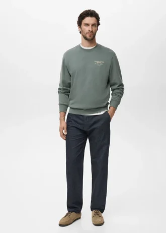 Bedrucktes Sweatshirt aus Baumwolle