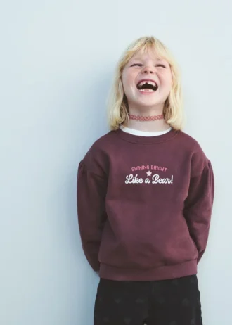 Bedrucktes Sweatshirt aus Baumwolle