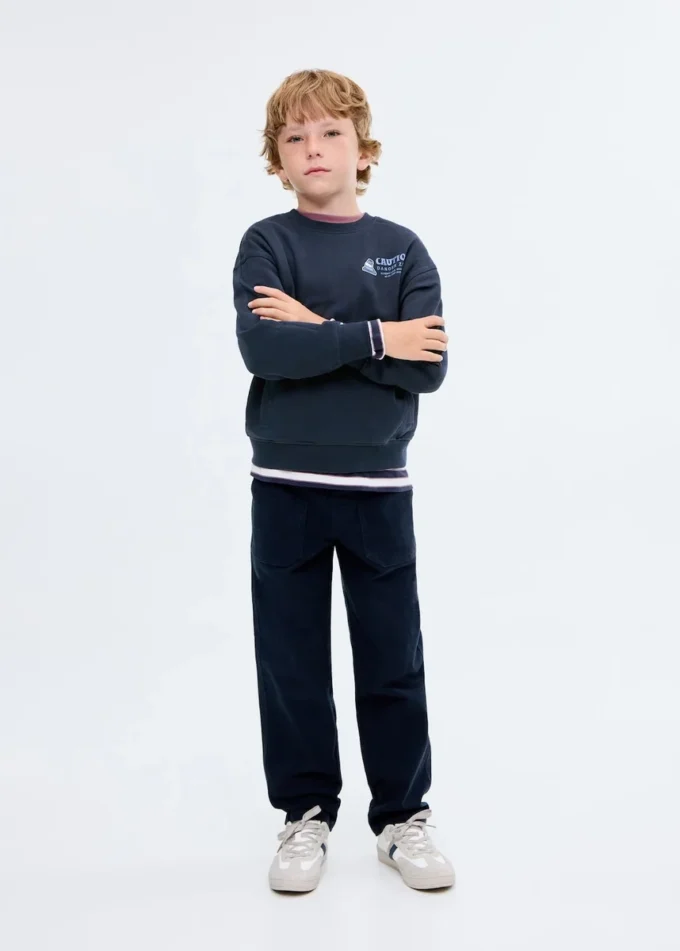 Bedrucktes Sweatshirt aus Baumwolle Bedrucktes Sweatshirt aus Baumwolle