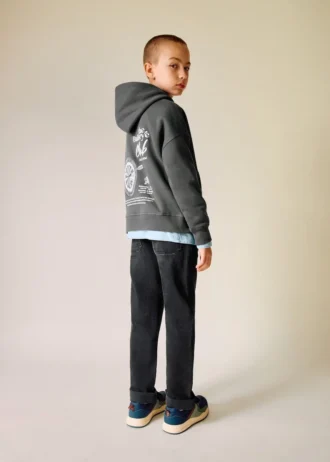 Bedrucktes Sweatshirt aus Baumwolle