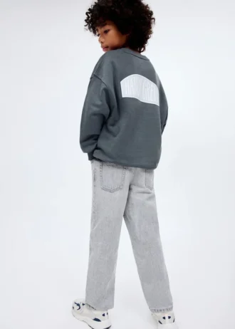 Bedrucktes Sweatshirt aus Baumwolle