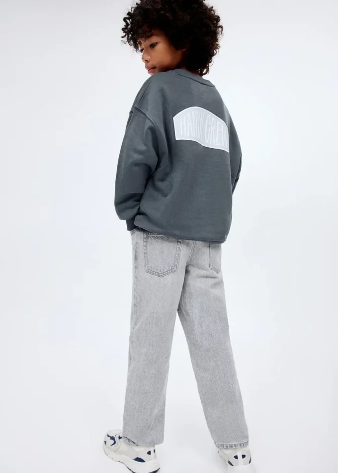 Bedrucktes Sweatshirt aus Baumwolle Bedrucktes Sweatshirt aus Baumwolle