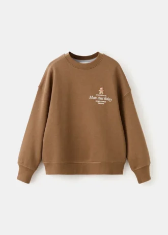 Bedrucktes Sweatshirt aus Baumwolle