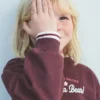 Bedrucktes Sweatshirt aus Baumwolle