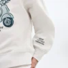 Bedrucktes Sweatshirt aus Baumwolle