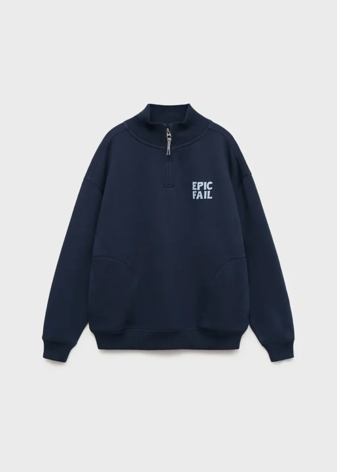 Bedrucktes Sweatshirt aus Baumwolle